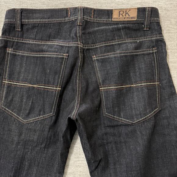 Vintage Y2K Rich Kids Jeans Co Mens Blue Baggy Skate Jeans 36x32 - Picture 11 of 12